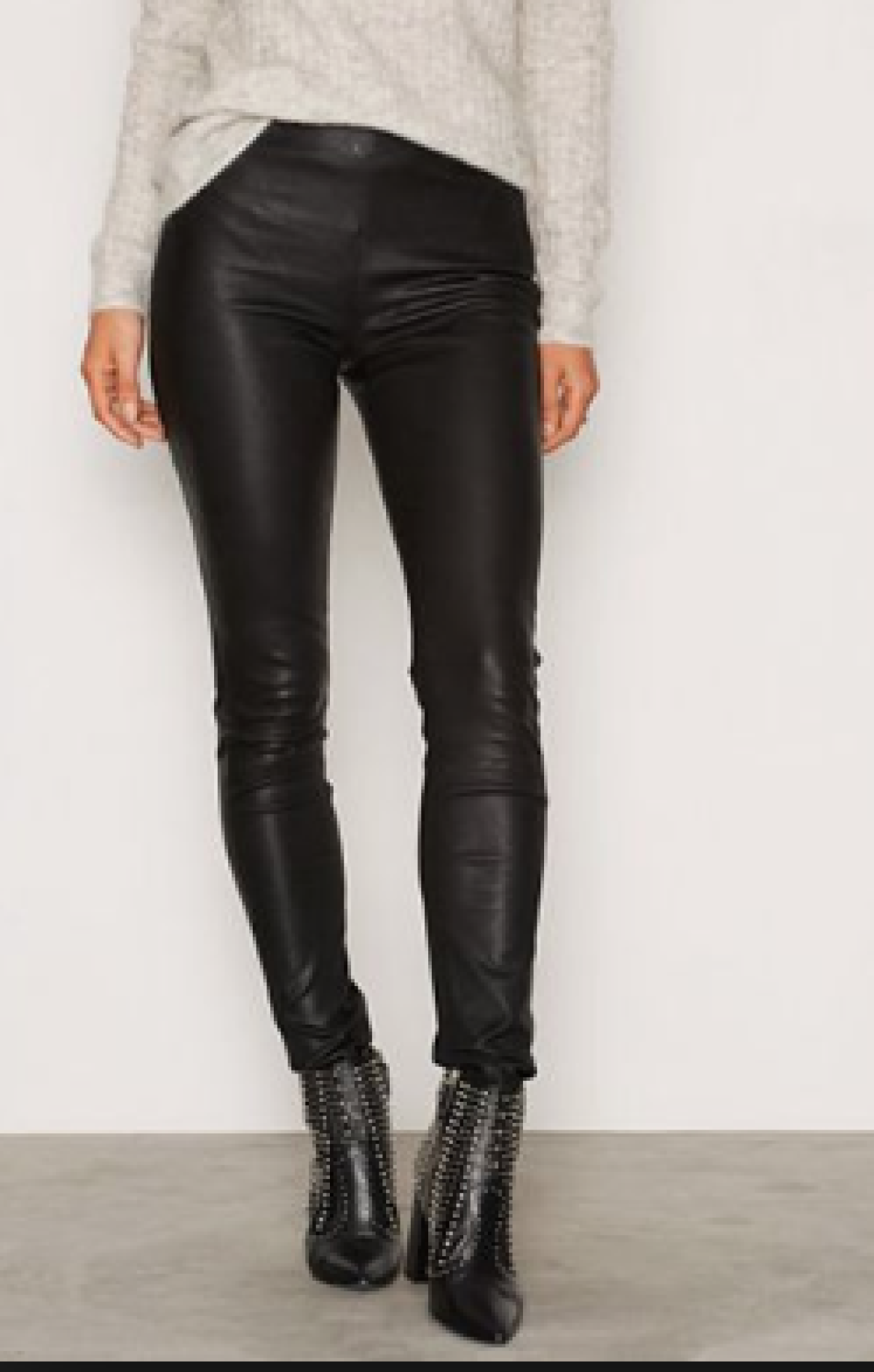 Selected femme store leather leggings