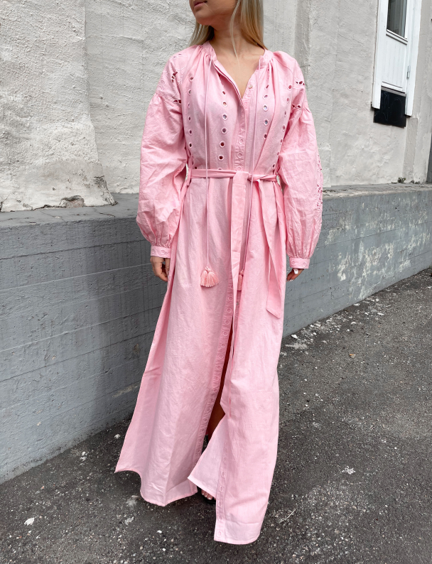 Delphine Maxi Dress - Light Pink  - Image 1