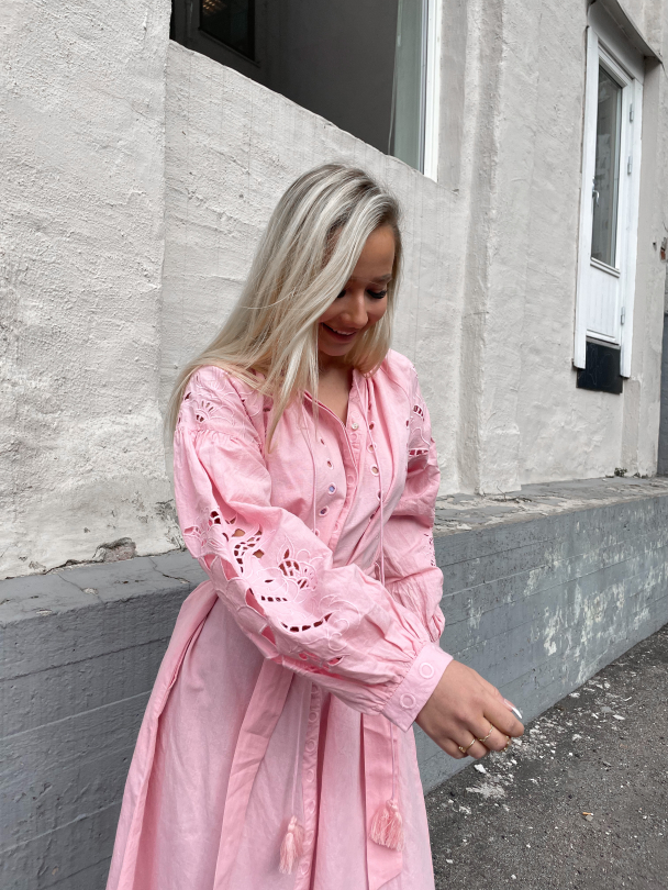 Delphine Maxi Dress - Light Pink  - Image 5