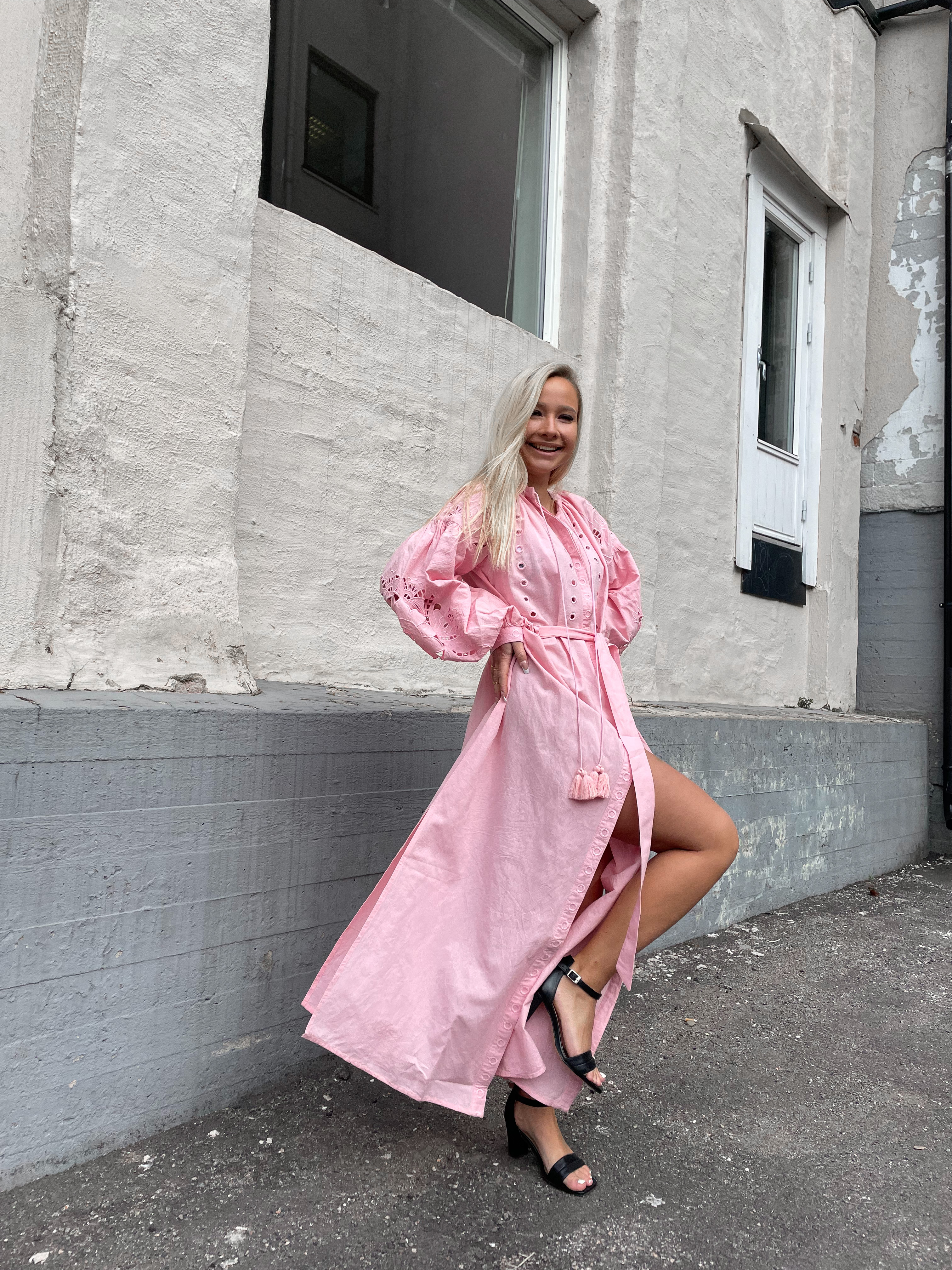 Delphine Maxi Dress - Light Pink Love Lolita - Seven Tnsberg