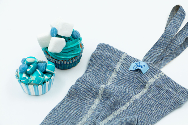 Footless Tights - Marshmallow Sky - Image 2