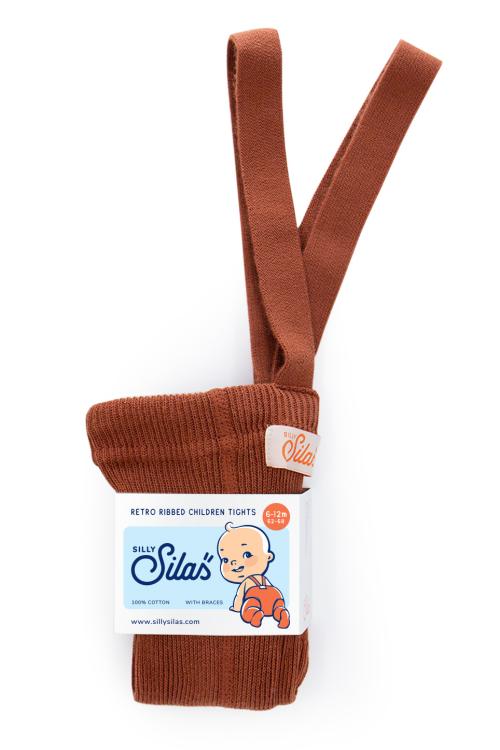 Silly Silas | Tights Footed - Cinnamon