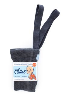 Silly Silas | Tights Footed - Dark Grey Blend