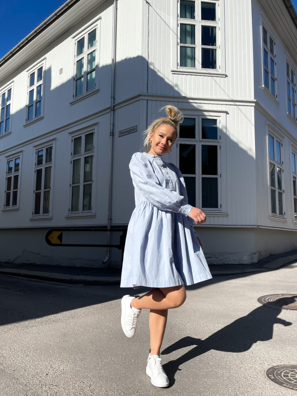 Kenora Shirt Dress - Kentucky Blue  - Image 3