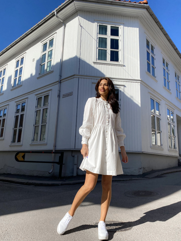 Kenora Shirt Dress - Star White  - Image 3