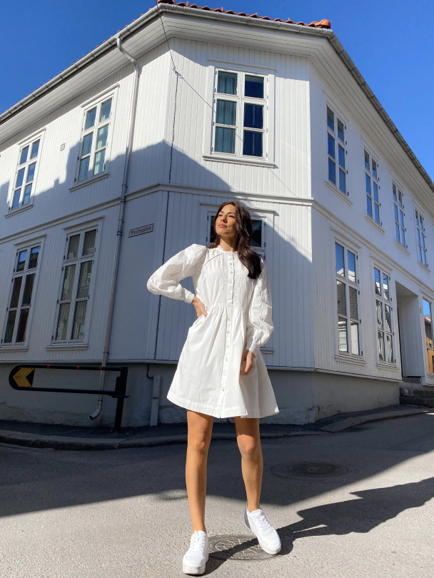 Kenora Shirt Dress - Star White  - Image 5