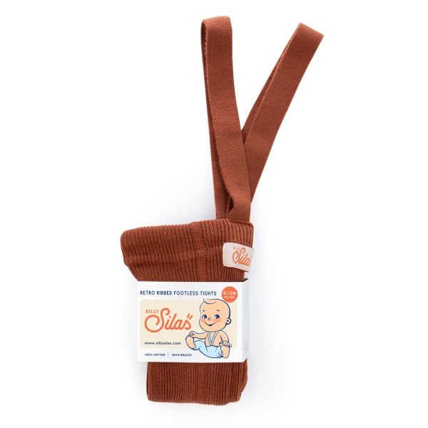 SILLY SILAS - FOOTLESS TIGHTS CINNAMON