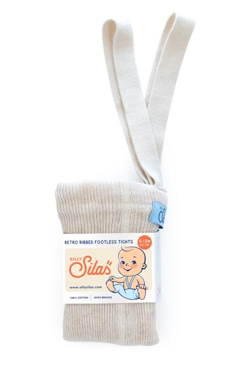 Silly Silas | Footless Tights - Cream Blend