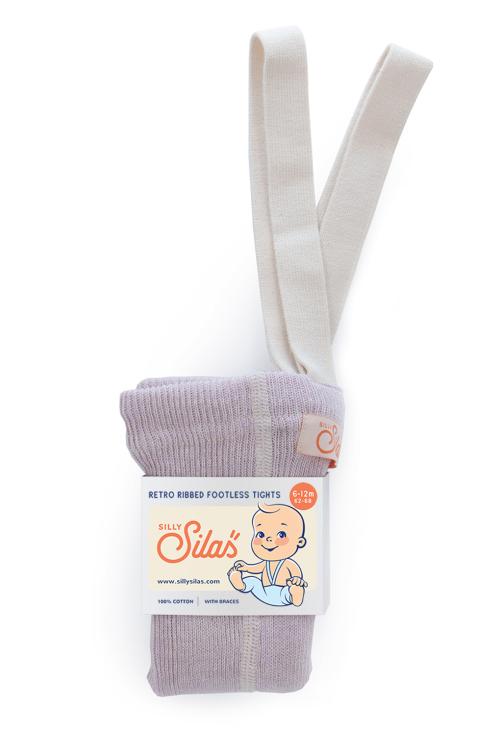 Silly Silas | Footless Tights - Creamy Lavender