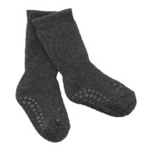 GOBABYGO | Non-Slip Socks - Dark Grey Melange