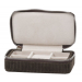 Reiseskrin brun cord/lys beige