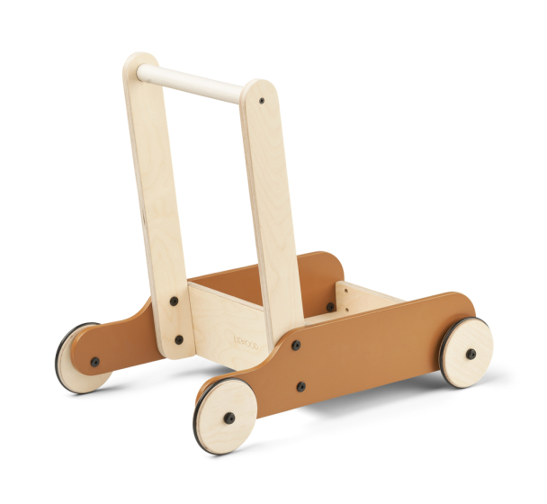 Liewood | Bonnie Push Cart - Golden Caramel/Sandy Mix - Image 2