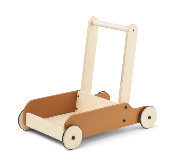 Liewood | Bonnie Push Cart - Golden Caramel/Sandy Mix - Image 1