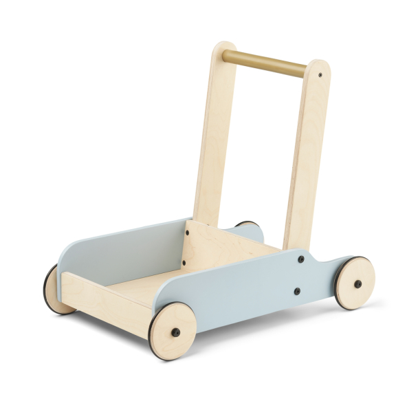 Bonnie Push Cart - Sea Blue/Oat Mix - Image 1