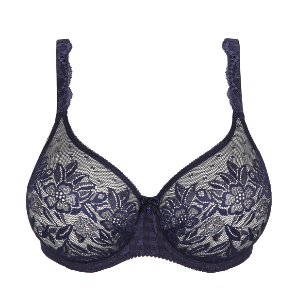 'Madison' seamless non padded bra, marine - Image 4
