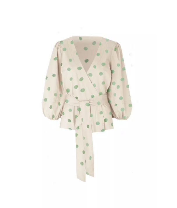 Gro Wrap Blouse - Brazilian Sand  - Image 2