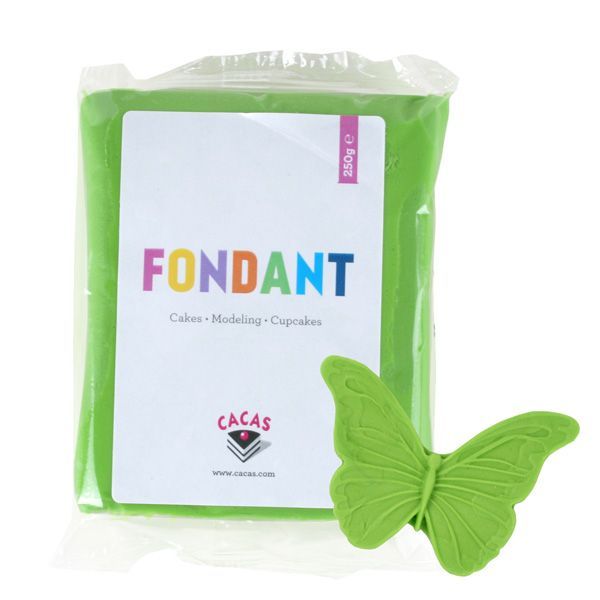 Fondant,  Cacas grønn, 250 g