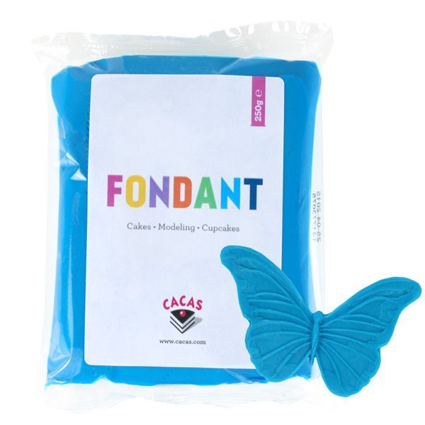 Fondant,  blå, 250 g