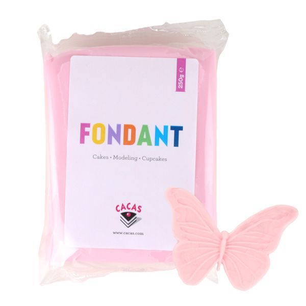 Fondant,  babyrosa, 250 g