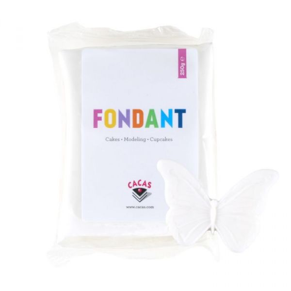 Fondant, Cacas hvit, 250 g