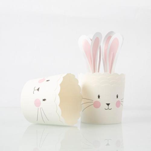 Papp, rosa kanin, 6 stk,  JUMBO