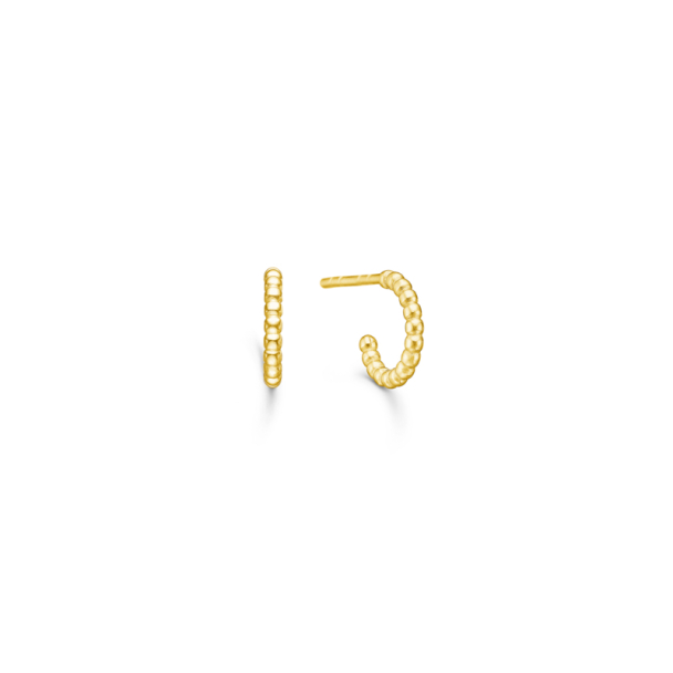 Bubbly mini hoops - gold