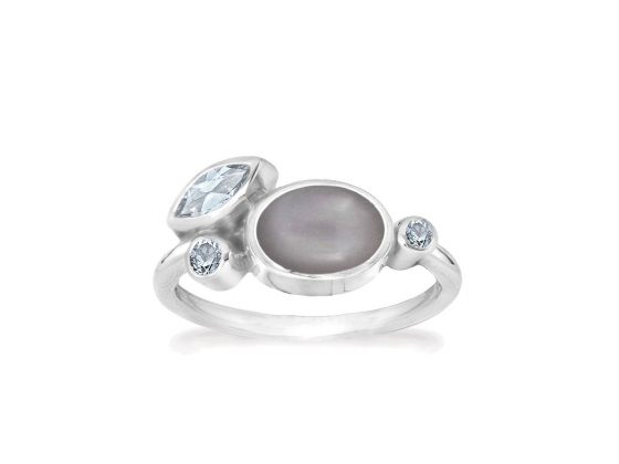 Grey Moonlight - Ring