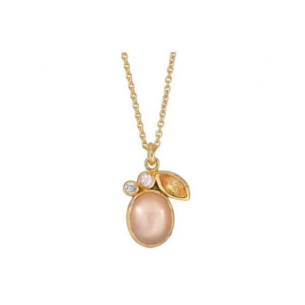 Peach Moonlight - Halskjede