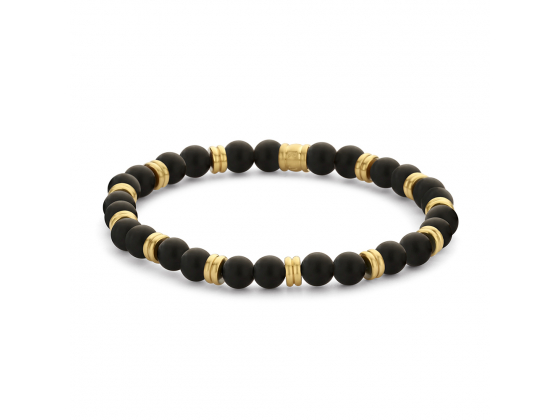 Black Beads Mix Bracelet