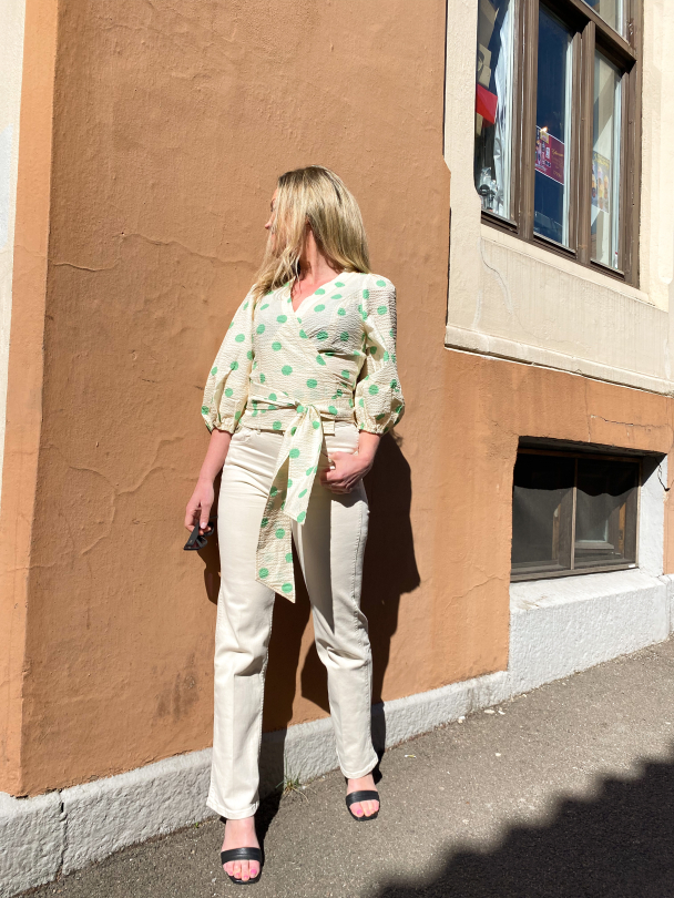 Gro Wrap Blouse - Brazilian Sand  - Image 4