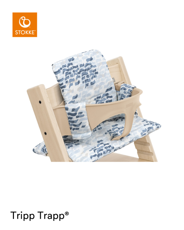 Tripp Trapp® Klassisk Pute - Waves Blue - Image 2