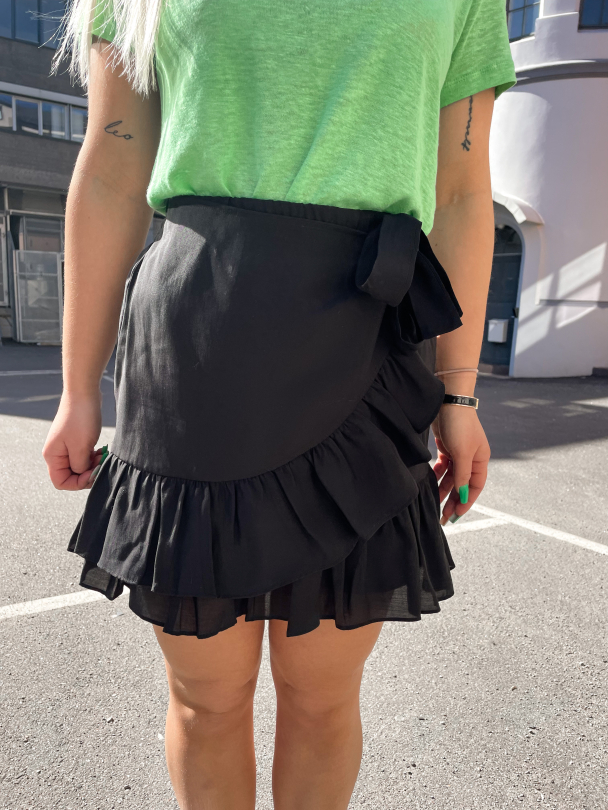 Kimma Mini Skirt - Black  - Image 1