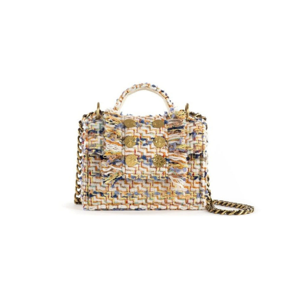 Petite Tweed - Blue/Ivory - Image 3