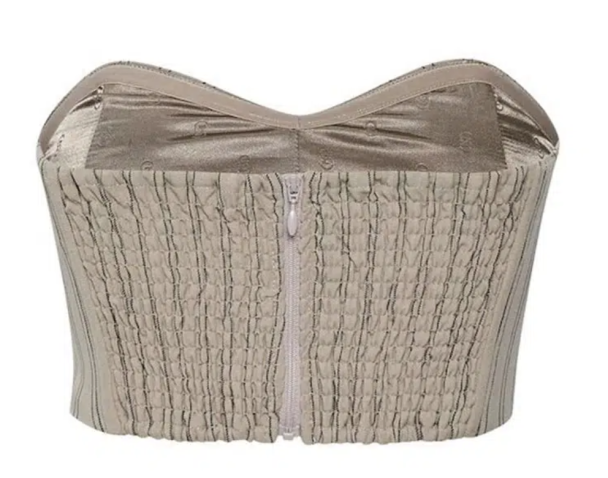 Blair Corsage - Pure Cashmere Pinstripe - Image 3