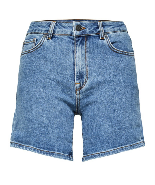 Sia Mid Blue Denim Shorts  - Image 2