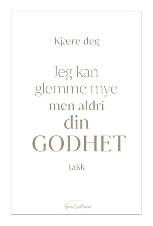 Kort med mening - Godhet