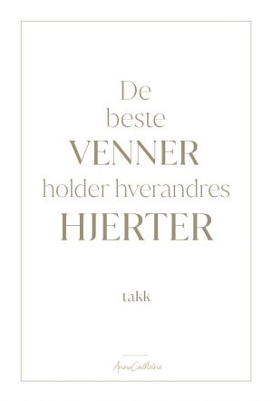 Kort med mening - Venner