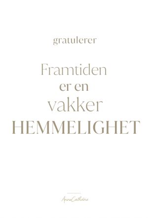 Kort med mening - Hemmelighet