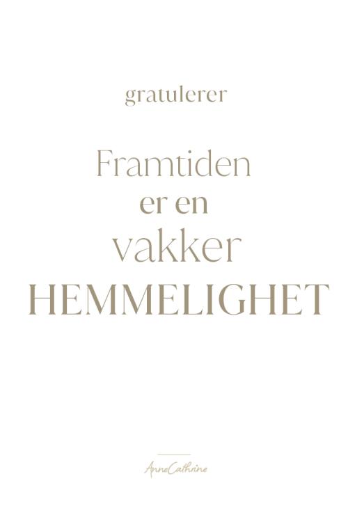 Kort med mening - Hemmelighet
