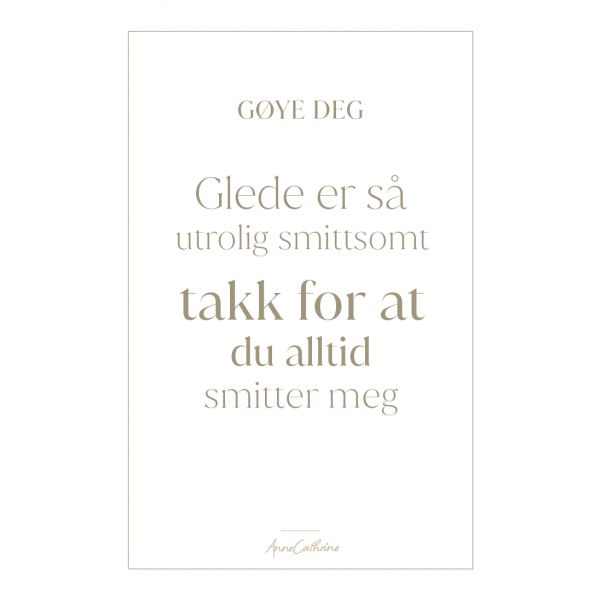 Kort med mening - Takk