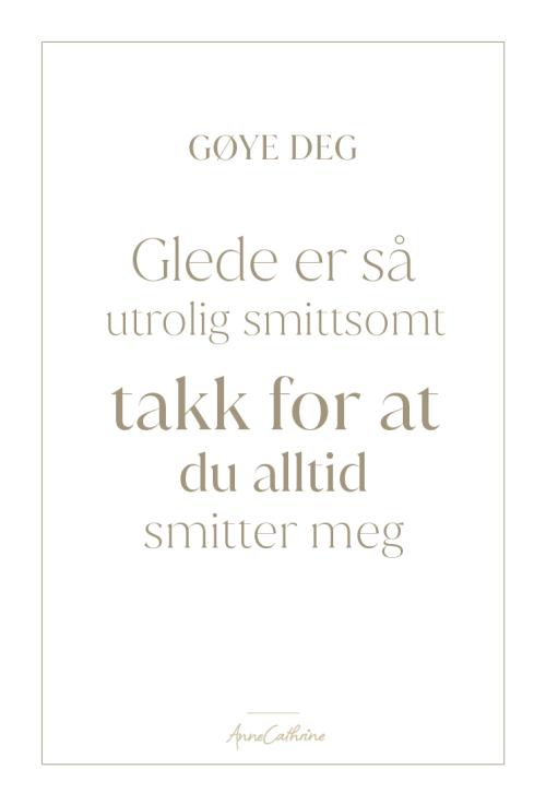 Kort med mening - Takk