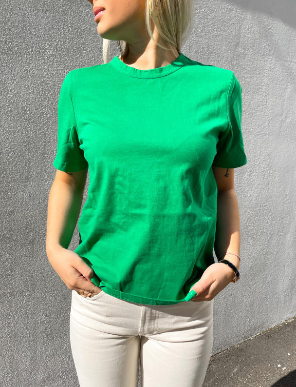 Sarita O-Neck Tee - Jelly Bean  - Image 1