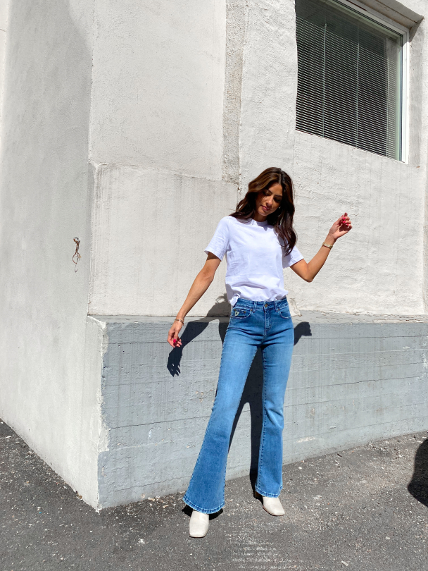Sarita O-Neck Tee - Bright White  - Image 6