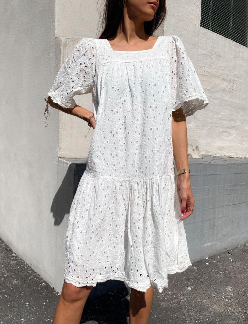 Blima 2/4 Dress - White 