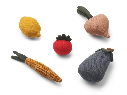 Liewood | Lisa Playfood 5-pk - Vegetables Multi Mix