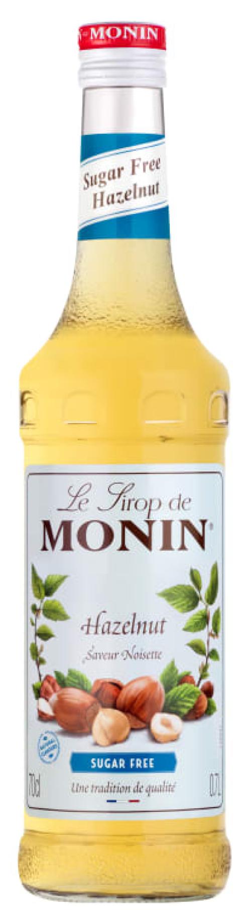 Monin hasselnøtt sukkerfri 07,l