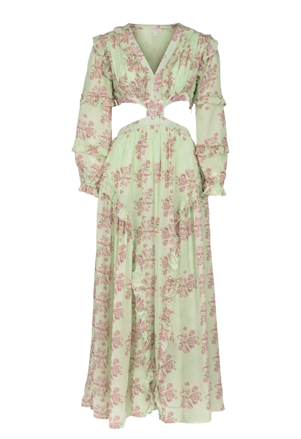 Kelly Maxi Dress - Green - Image 2