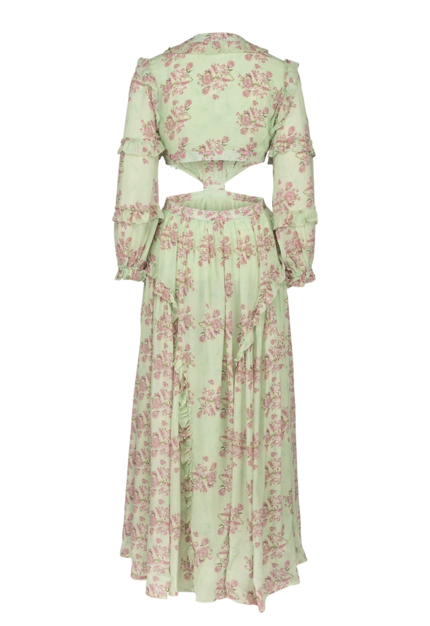 Kelly Maxi Dress - Green - Image 3