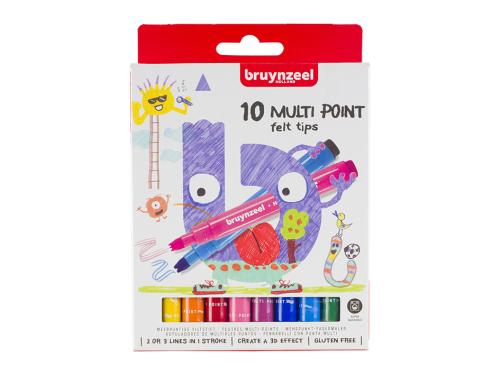 Bruynzeel KIDS – Multi Point Felt Tips 10stk