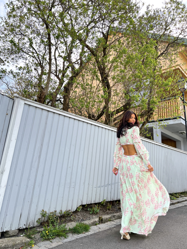 Kelly Maxi Dress - Green - Image 7